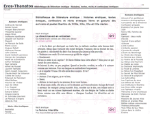 Tablet Screenshot of eros-thanatos.com